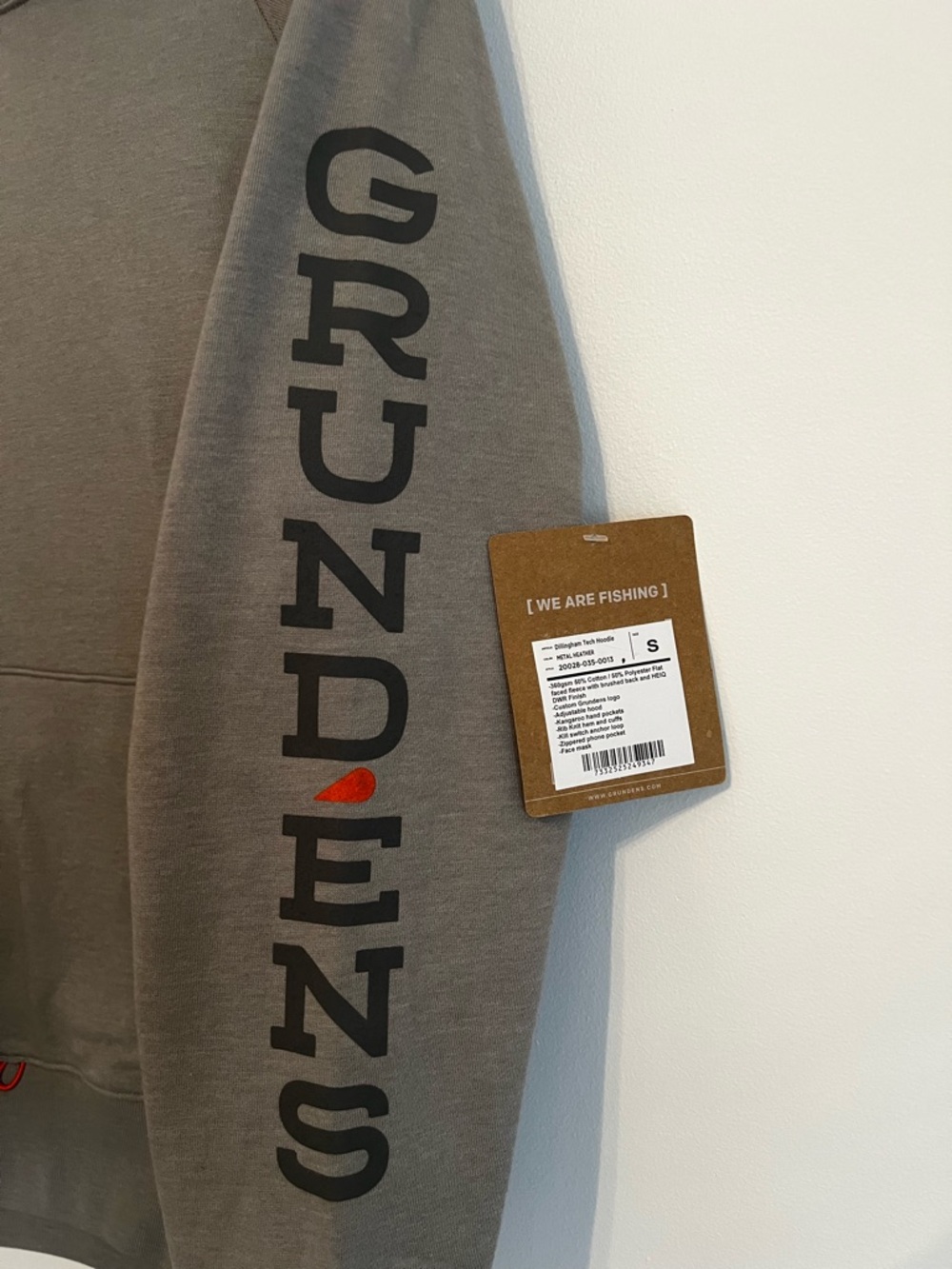 Grundéns Dillingham Premium Tech Hoodie Water Repelling, NWT, Men’s Small - Picture 2 of 8